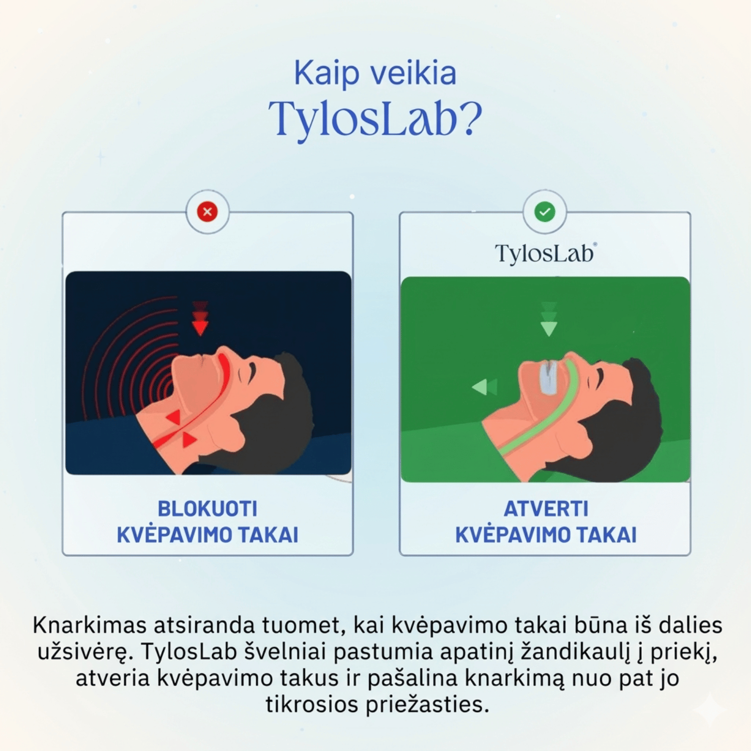 TylosLab Antiknarkimo dantų kapa