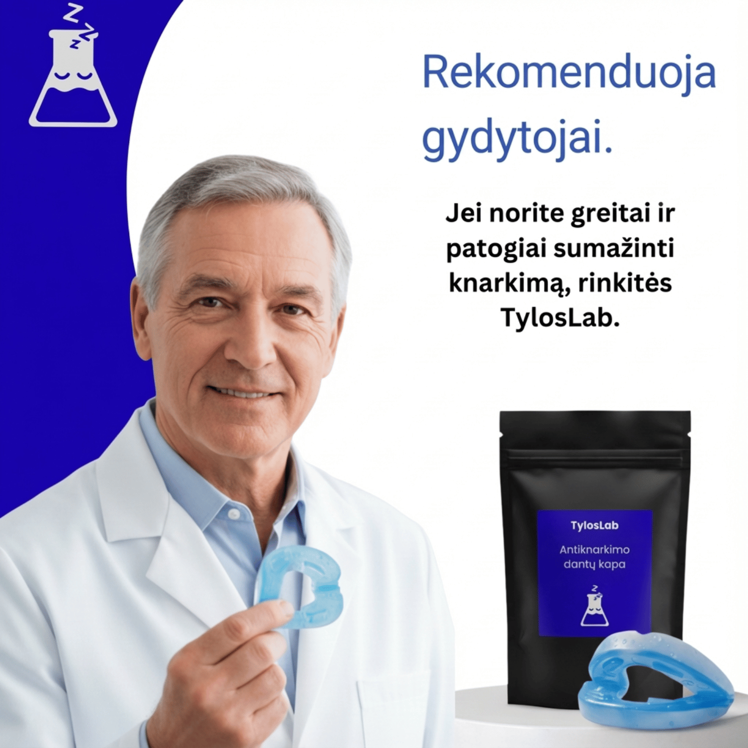 TylosLab Antiknarkimo dantų kapa